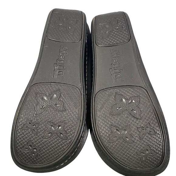 Alegria Classic Croco shoe mules blue women’s size 36 comfort shoe slip on - Picture 10 of 11